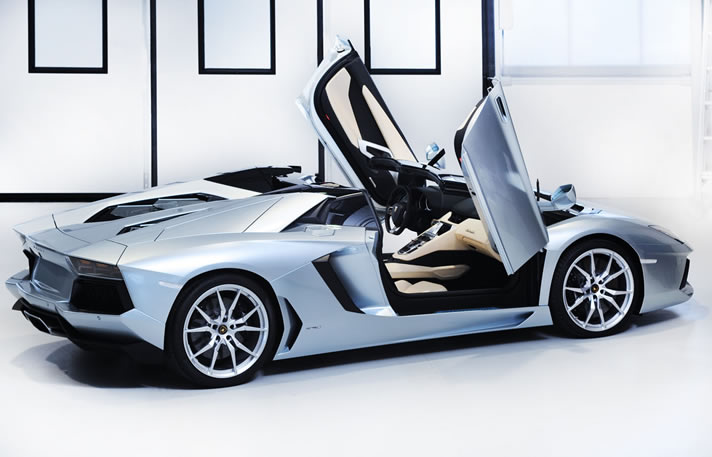Lamborghini Aventador Roadster hire
